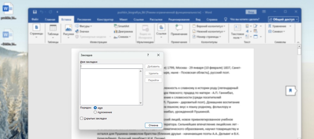 Скриншот материала